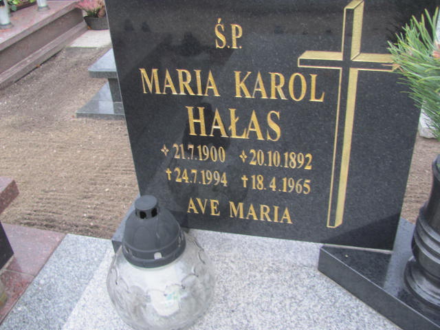 Maria Hałas 1900 Kobylin - Grobonet - Wyszukiwarka osób pochowanych