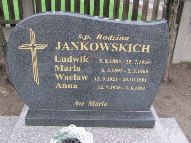 Wacław Jankowski 1921 Kobylin - Grobonet - Wyszukiwarka osób pochowanych