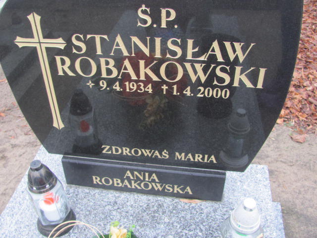 Stanisław Robakowski 1934 Kobylin - Grobonet - Wyszukiwarka osób pochowanych