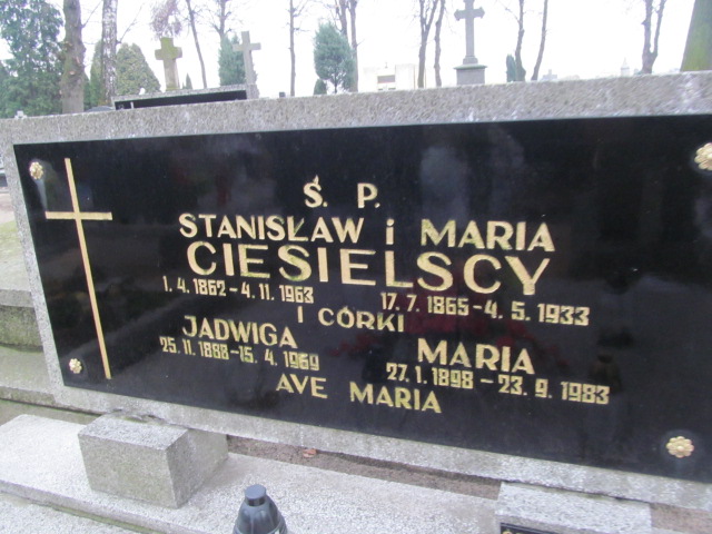 Stanisław Ciesielski 1862 Kobylin - Grobonet - Wyszukiwarka osób pochowanych