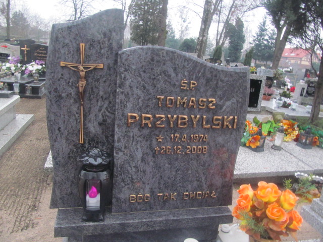 Tomasz Przybylski 1974 Kobylin - Grobonet - Wyszukiwarka osób pochowanych