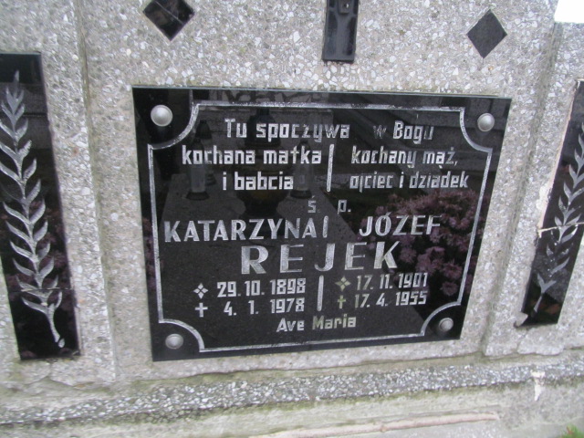 Katarzyna Rejek 1898 Kobylin - Grobonet - Wyszukiwarka osób pochowanych