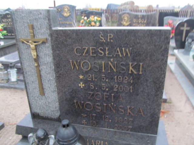 Czesław Wosiński 1924 Kobylin - Grobonet - Wyszukiwarka osób pochowanych