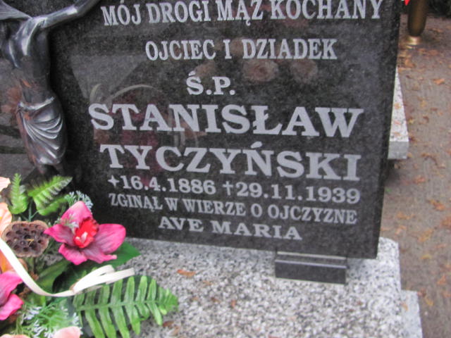 Stanisław Tyczyński 1886 Kobylin - Grobonet - Wyszukiwarka osób pochowanych